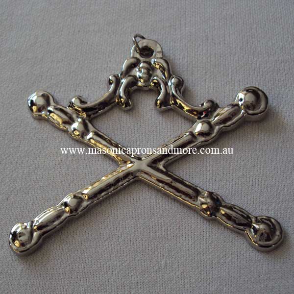 Masonic Marshall Collar Jewel in Silver Tone