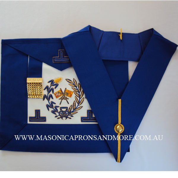 Freemasons Masonic Fellow Craft Apron In Real Leather - Foto 2